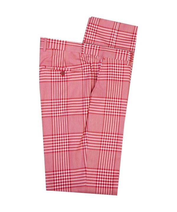 Checkered Salmon Suit - Image 2