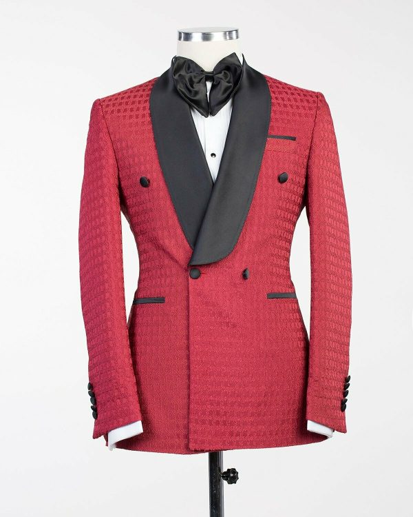 Red Double Breast Tuxedo
