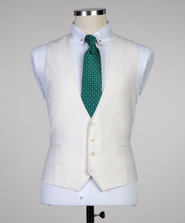 White Plain Suit - Image 3
