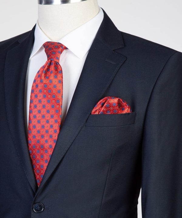Plain Dark Blue Suit - Image 3