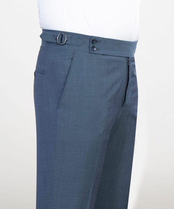 Plain Blue Denim Suit - Image 2