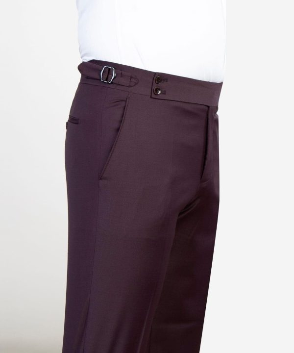 Plain Dark Maroon Suit - Image 2