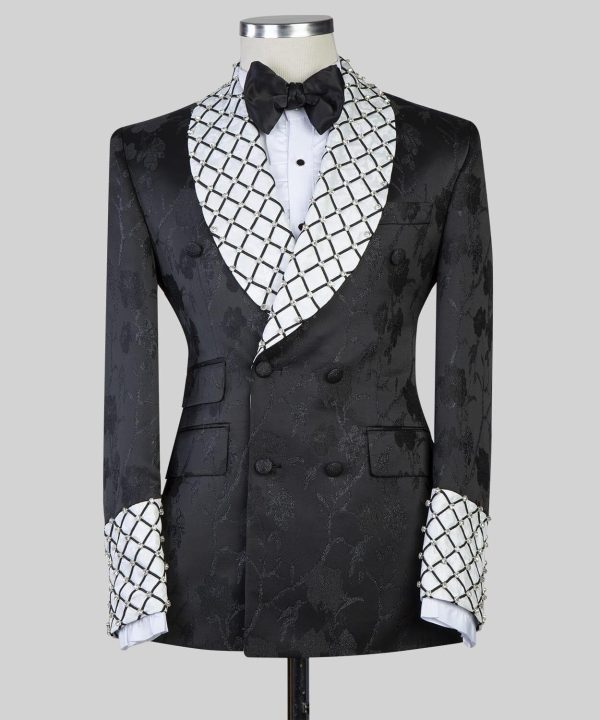 Black Diamond Double Breast Tuxedo - Image 2