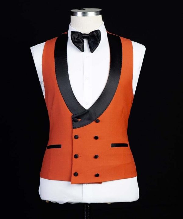 Orange and Black Tuxedo - Image 3