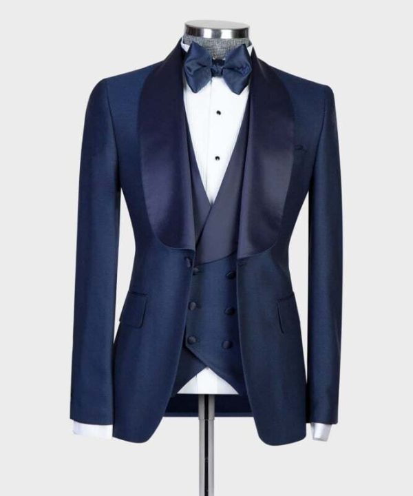 Navy Blue Tuxedo - Image 3