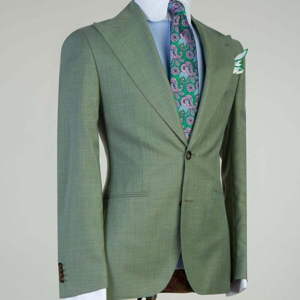 Plain Oliver Green Suit - Image 5