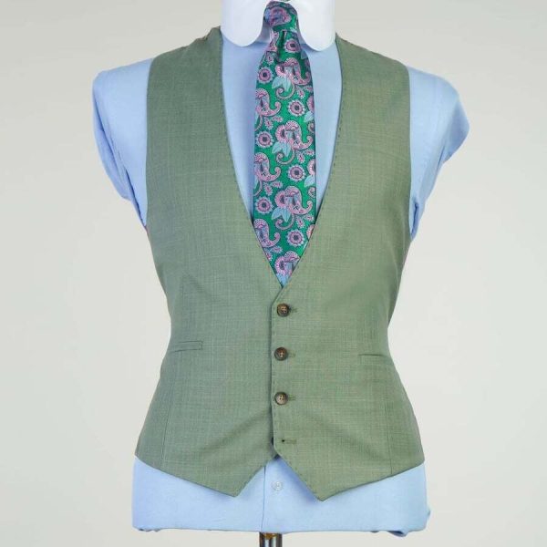 Plain Oliver Green Suit - Image 3