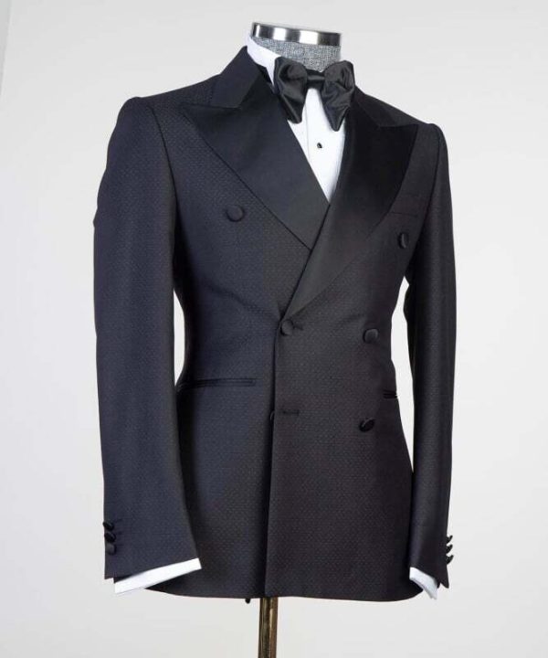 Black Double Breast Tuxedo