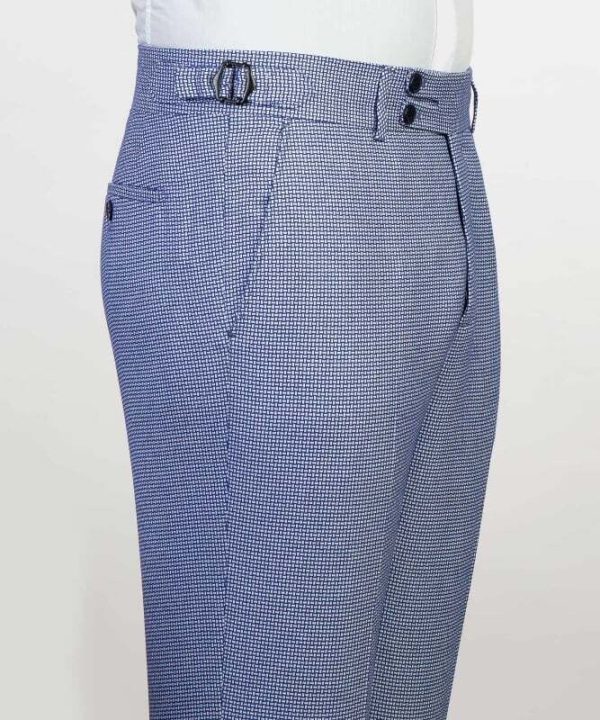 Cornflower Blue Double Breast Suit - Image 2