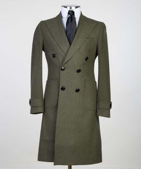 Olive Green Winter Coat
