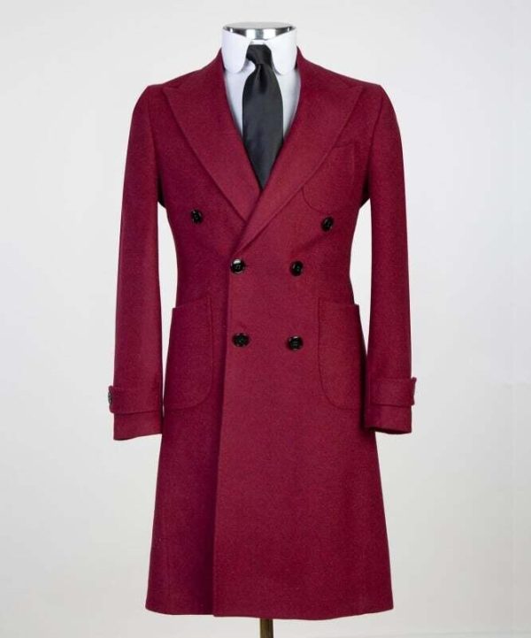 Burgundy Winter Coat