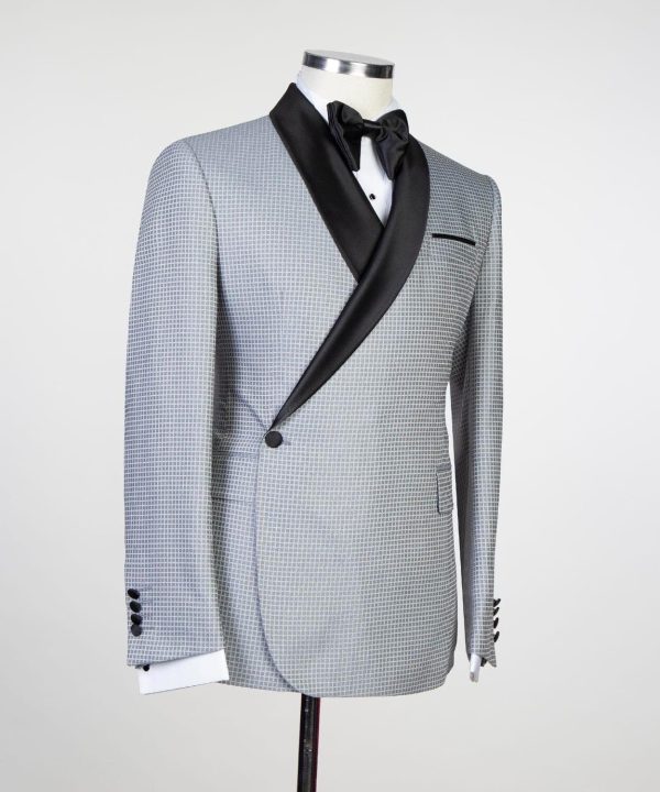Grey Double Breast Tuxedo