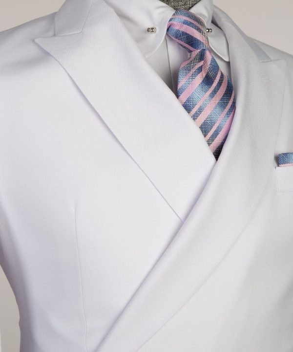 White Double Breast Suit I - Image 3