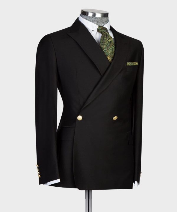 Black Double Breast Suit I - Image 5