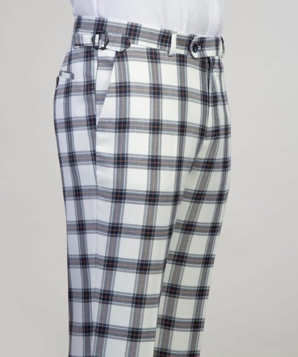Checked White Suit - Image 2
