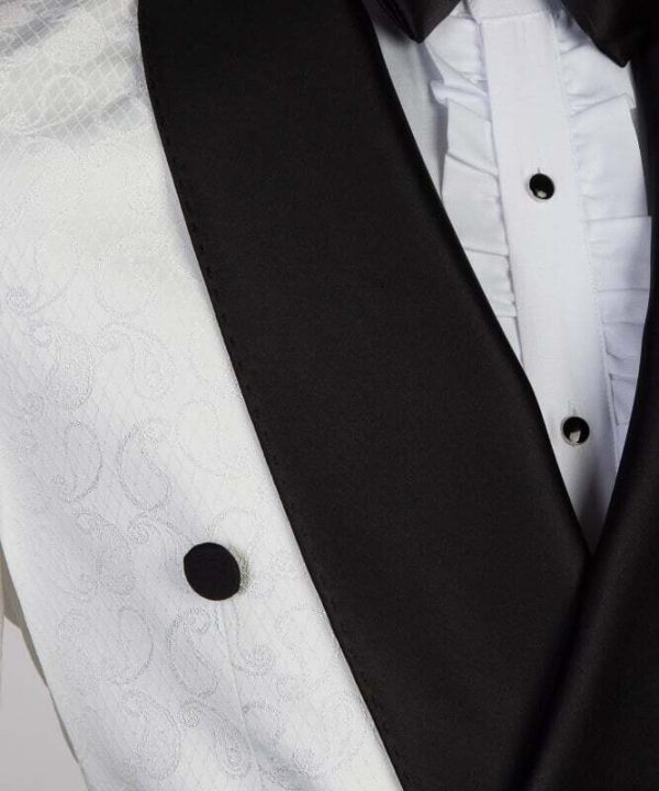 Black and White Belt Tuxedo - Image 4