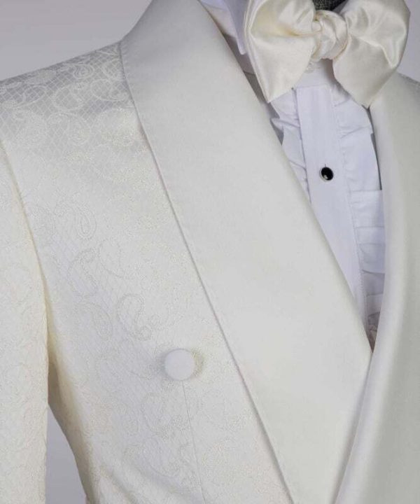 Off White Belt Tuxedo - Image 4