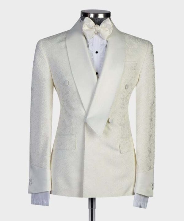 Off White Belt Tuxedo - Image 2
